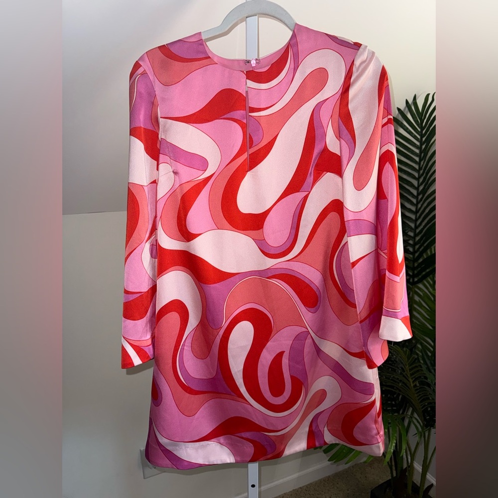 Pink Multi-Pattern Mini Dress - Brand - Picture 3 of 5